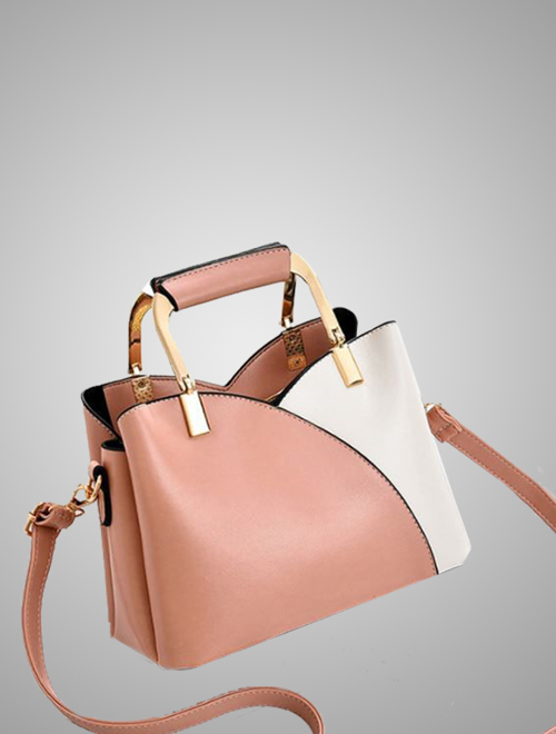 Picture of Elaine shoulder bag - Pink/white